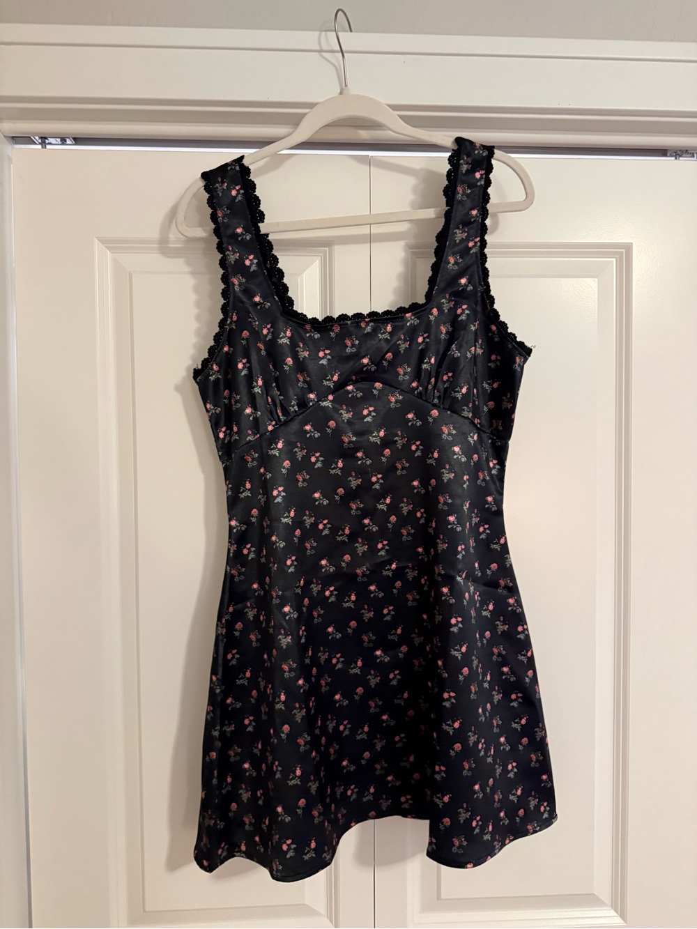 Princess Polly Floral Satin Mini Dress
